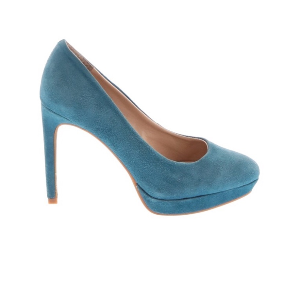 Gianni Bini Blue Suede Heels Size 6